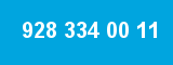 928 334 00 11